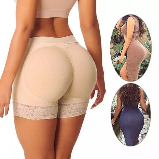 🍑 GlowShape CurveLift Shaper – Seamless Padded Hip & Butt Enhancer