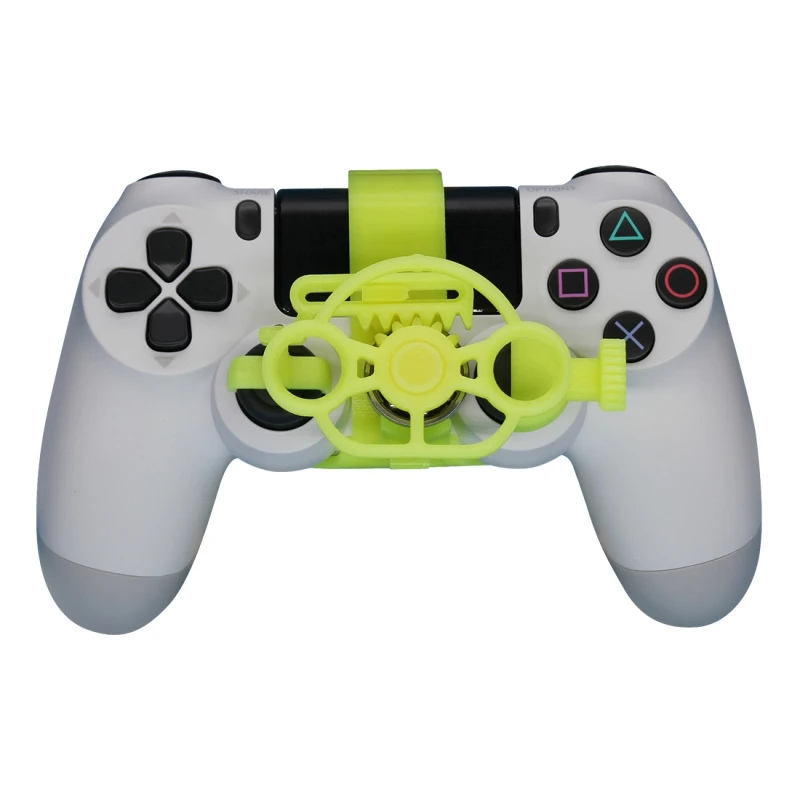 🕹 GlowPlay DriftGrip Mini – Compact Racing Wheel Add-On for PS4 Controllers
