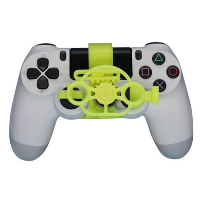 🕹 GlowPlay DriftGrip Mini – Compact Racing Wheel Add-On for PS4 Controllers