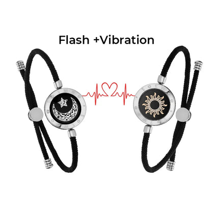 🌙 GlowBond InfinityTouch – Totwoo Sun & Moon Smart Love Bracelets