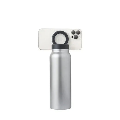 💧📱 GlowHydrate MagnetiSip –Insulated Water Bottle with 360° Magnetic Phone Mount