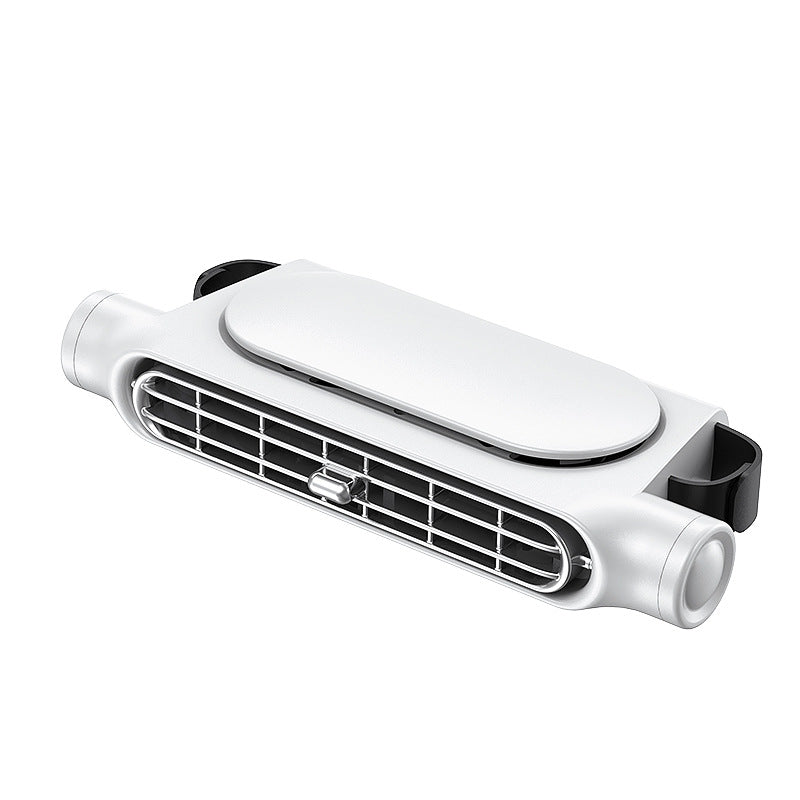 ❄️ GlowDrive BreezeGuard™ – USB-Powered Bladeless Cooling Car Seat Fan
