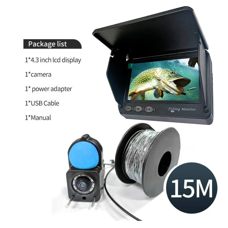 🎣 GlowScan – 4.3” Portable Fish Finder