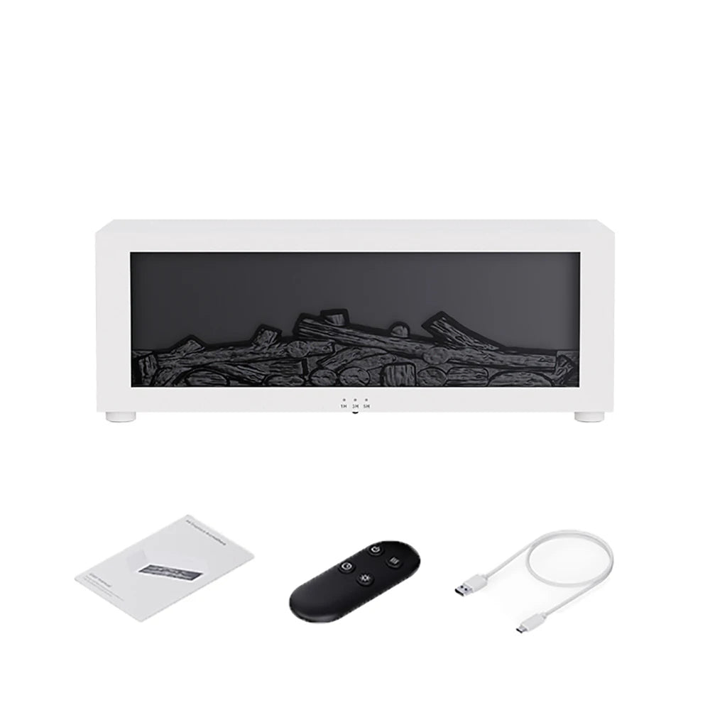 🔥 GlowHome EmberMist – Full-Size LED Fireplace Humidifier with Essential Oil Diffuser & Remote Control