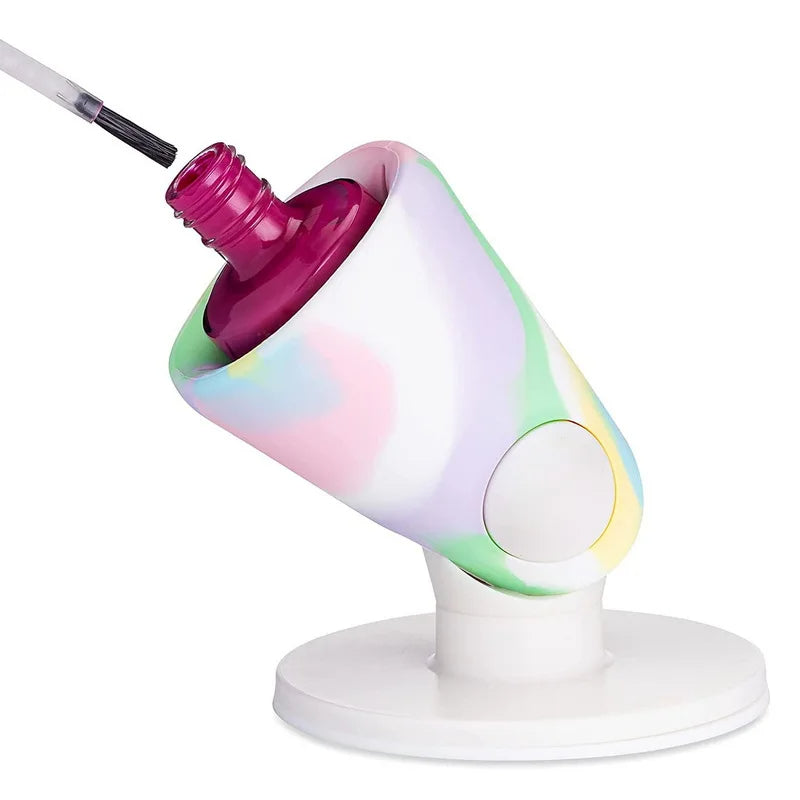 💅 GlowCare SteadyTip – Anti-Spill Silicone Nail Polish Holder
