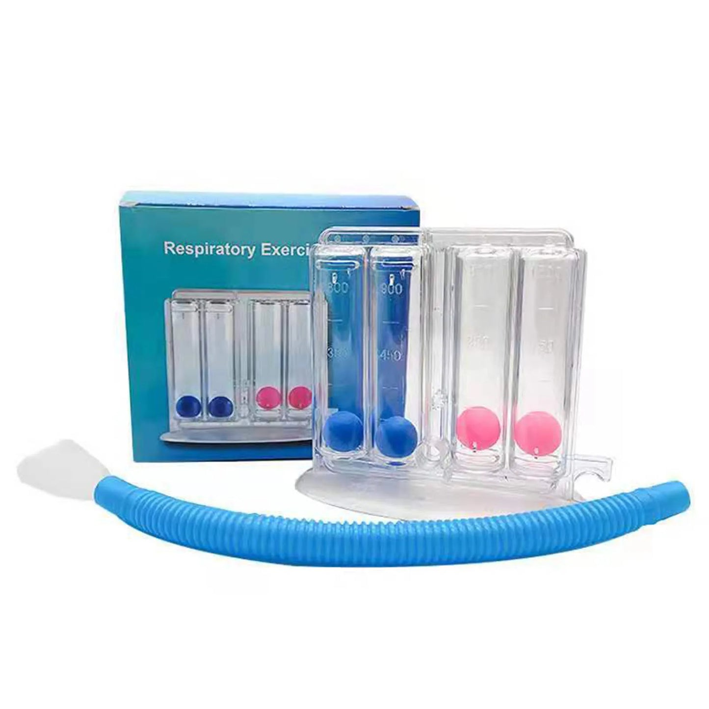 🌬️ GlowBreath VitalTrainer – 3-Ball Lung Strengthening Device