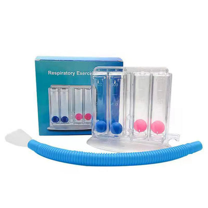 🌬️ GlowBreath VitalTrainer – 3-Ball Lung Strengthening Device