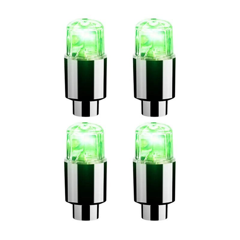 🚗 GlowDrive MotionRim – 4-Piece LED Wheel Valve Cap Lights