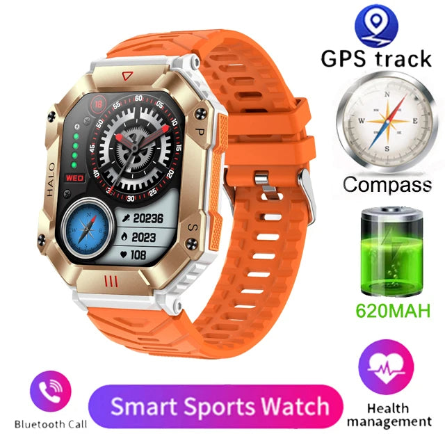 ⌚ GlowForce TitanX – Rugged Military Smartwatch for Men