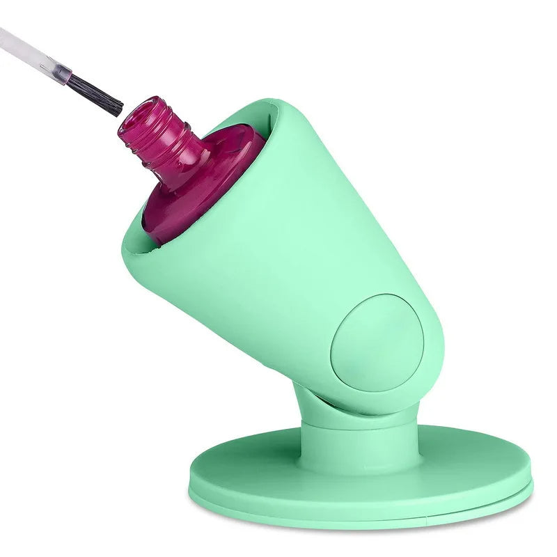 💅 GlowCare SteadyTip – Anti-Spill Silicone Nail Polish Holder