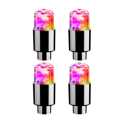 🚗 GlowDrive MotionRim – 4-Piece LED Wheel Valve Cap Lights
