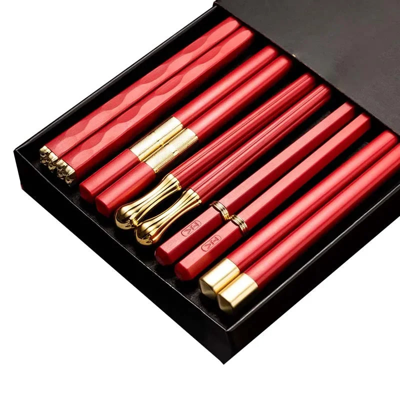 GlowTable NihonGrip – 5 Pairs High-Quality Japanese Non-Slip Chopsticks