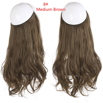 💇‍♀️ GlowStrand HaloLift – Invisible Wire Hair Extension