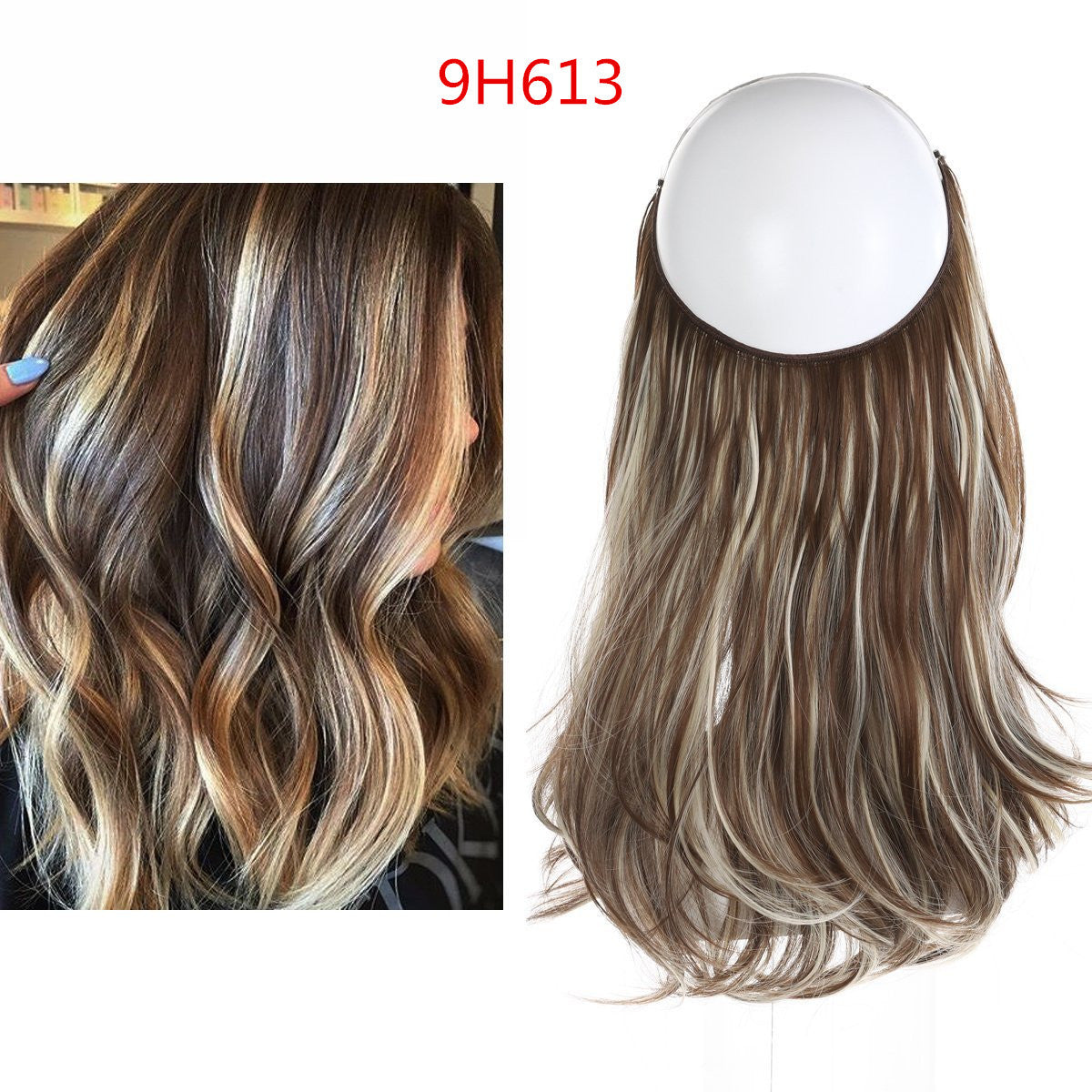 💇‍♀️ GlowStrand HaloLift – Invisible Wire Hair Extension
