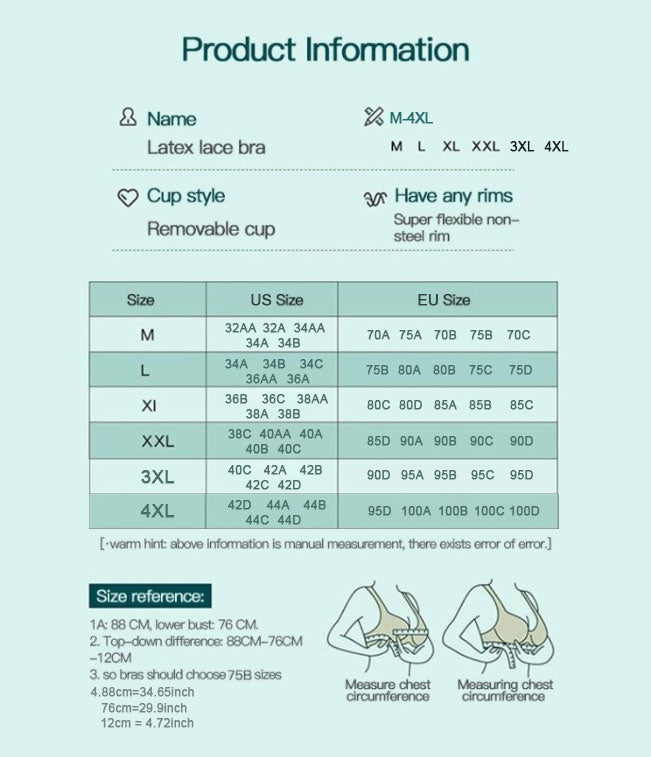 5D TH Latex Wireless Contour Breathable Underwear Sport Yoga Running Bra M-4XL Outdoor Activities Sports Fitness Bras