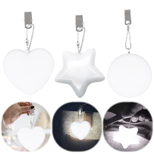 💖 GlowLite HeartBeam – Motion-Activated LED Purse Light