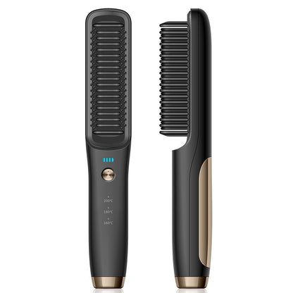 🔥 GlowSmooth AirBrush – Wireless Hair Straightening Comb