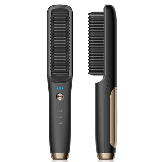 🔥 GlowSmooth AirBrush – Wireless Hair Straightening Comb