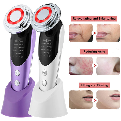 ✨ GlowLift Radiance7 – 7-in-1 RF, EMS & LED Face Lifting Device
