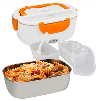 🍱 GlowHeat MealMate – 2-in-1 Electric Heating Lunch Box with Thermal Bag