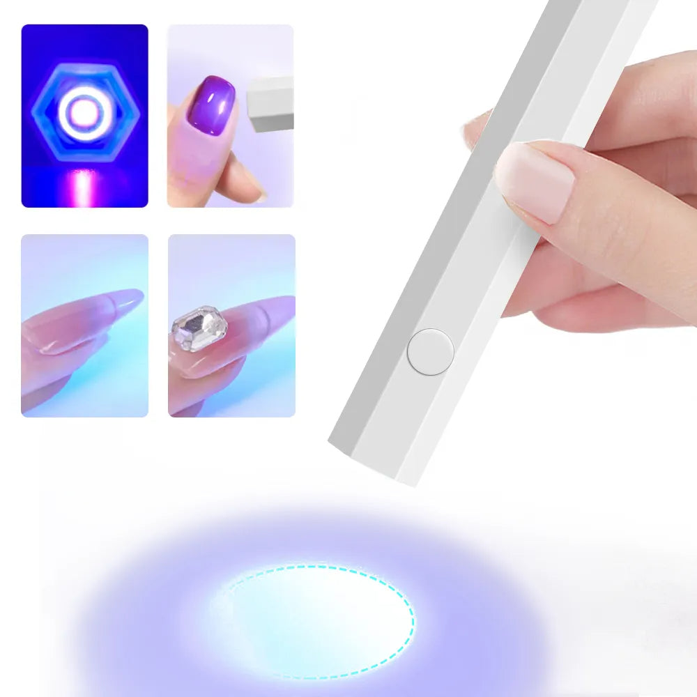 💅 GlowNail FlashCure – Rechargeable Quick-Dry UV Gel Nail Lamp