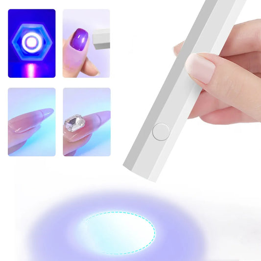 💅 GlowNail FlashCure – Rechargeable Quick-Dry UV Gel Nail Lamp