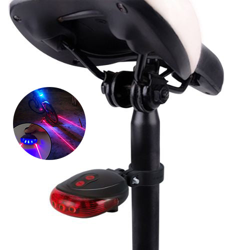 🚴 GlowRide LaserGuard – High-Visibility Laser Lane Rear Bike Light