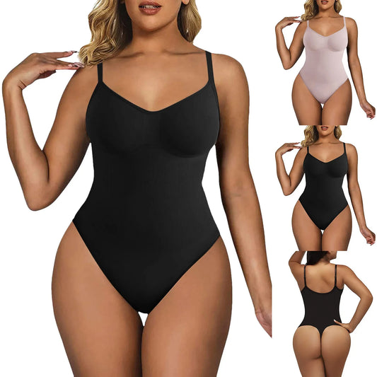 ✨ GlowShape SculptEase Bodysuit – High-Elastic Tummy Control Tank Shapewear