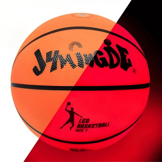 🏀 GlowPlay NightBall Pro – LED Glowing Basketball with Motion-Activated Lights