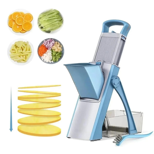 🥕 GlowKitchen SliceMaster Pro – 40-in-1 Adjustable Multifunctional Vegetable Cutter
