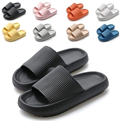 ☁️ GlowStep CloudSlides – Ultra-Soft Orthopedic Pillow Slippers