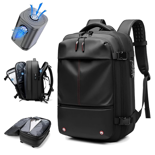 🎒 GlowTravel AeroPack 60L – Vacuum Compression Travel Backpack with Carry-On Size