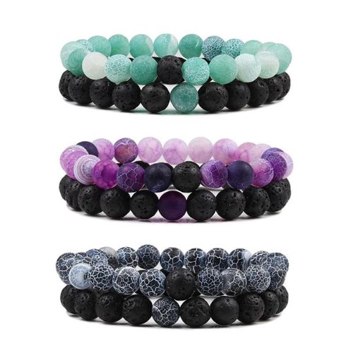 ✨ GlowAura CrystalWeave – Handcrafted Natural Stone Protection Bracelets