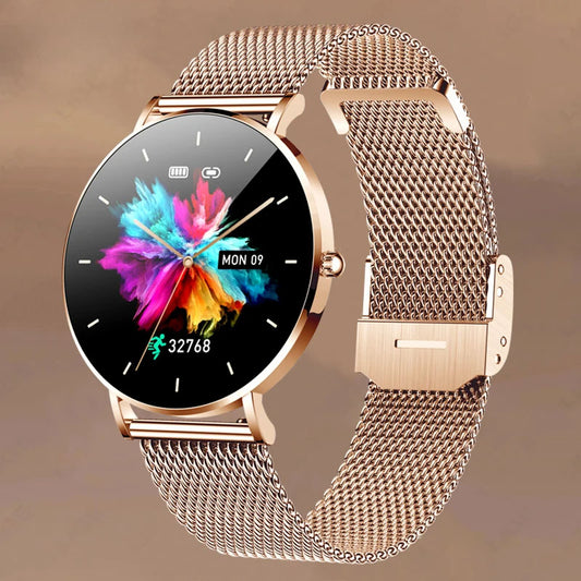 ⌚ GlowTime EliteView – LIGE Ultra-Thin AMOLED Smartwatch