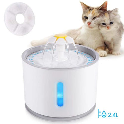 🐱 GlowPet BloomFlow – Petal-Inspired Cat Water Fountain