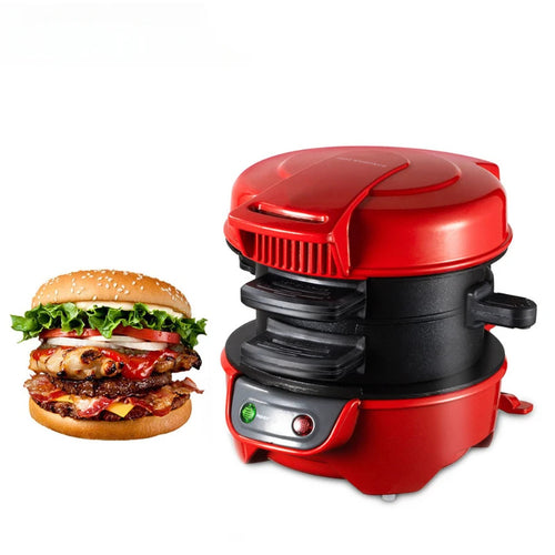 🍔 GlowChef StackMaster – Manual Burger Press & Multi-Meal Maker