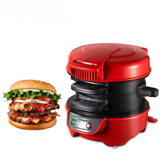 🍔 GlowChef StackMaster – Manual Burger Press & Multi-Meal Maker