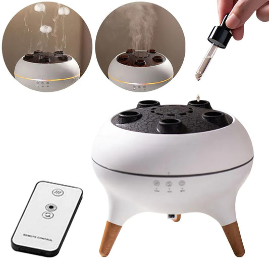 🌊 GlowMist AquaJelly Humidifier – 250ml Essential Oil Diffuser & LED Mood Light