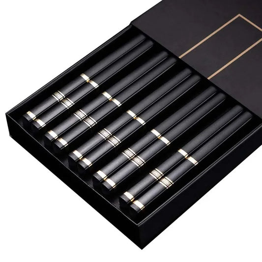 GlowTable NihonGrip – 5 Pairs High-Quality Japanese Non-Slip Chopsticks