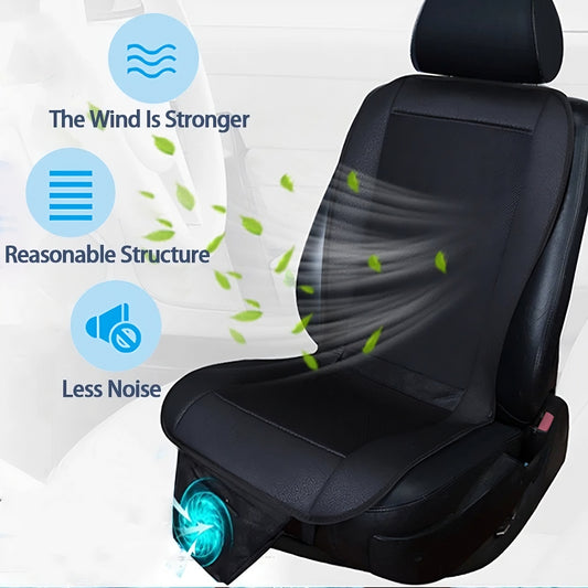 🚗 GlowBreeze SeatCooler – Ventilated Car Seat Cooling Cover