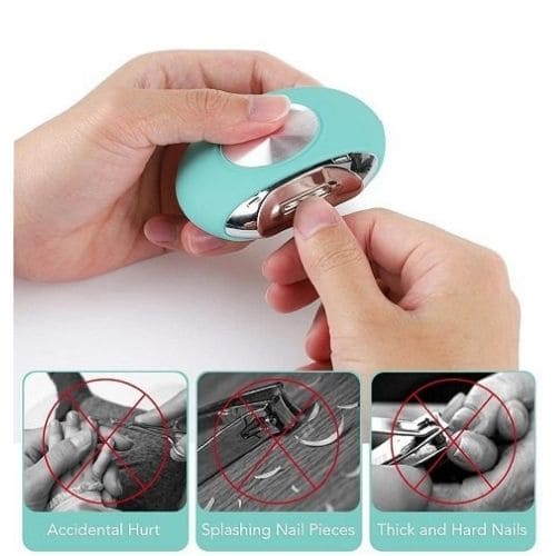 ✨ GlowBaby SafeTrim – Electric Nail Clipper for Babies & Seniors