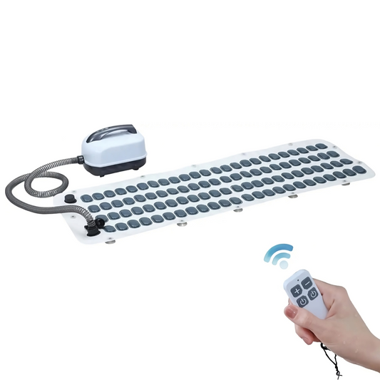 🛁 GlowSoak AirSpa Mat – Full-Body Bubble Massage Bath Mat