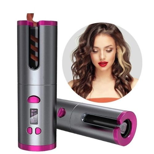 💁‍♀️ GlowStyle CurlEase Air – Cordless Automatic Hair Curler & Power Bank