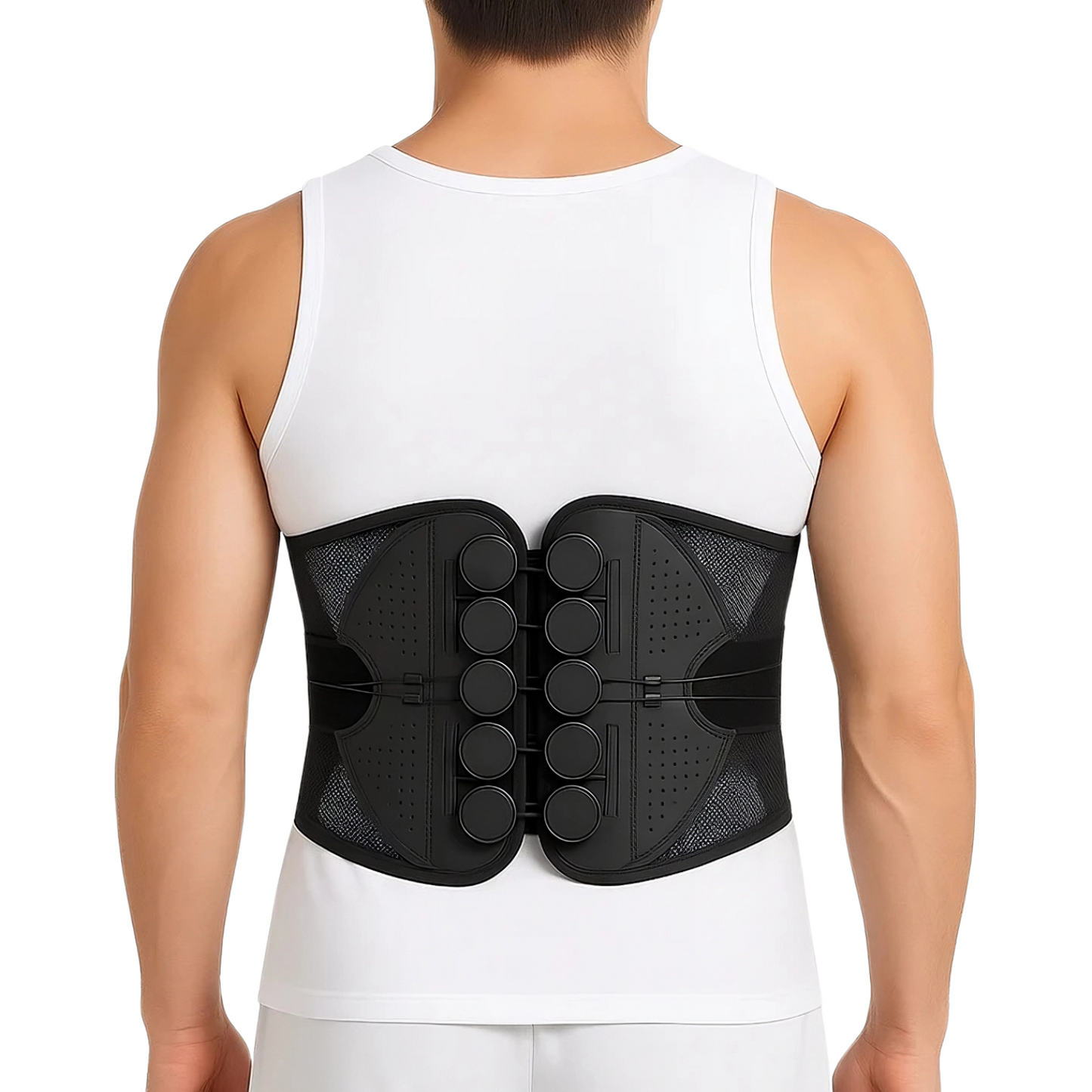 💪 GlowFit CoreGuard – Adjustable Double Pull Waist Support Belt