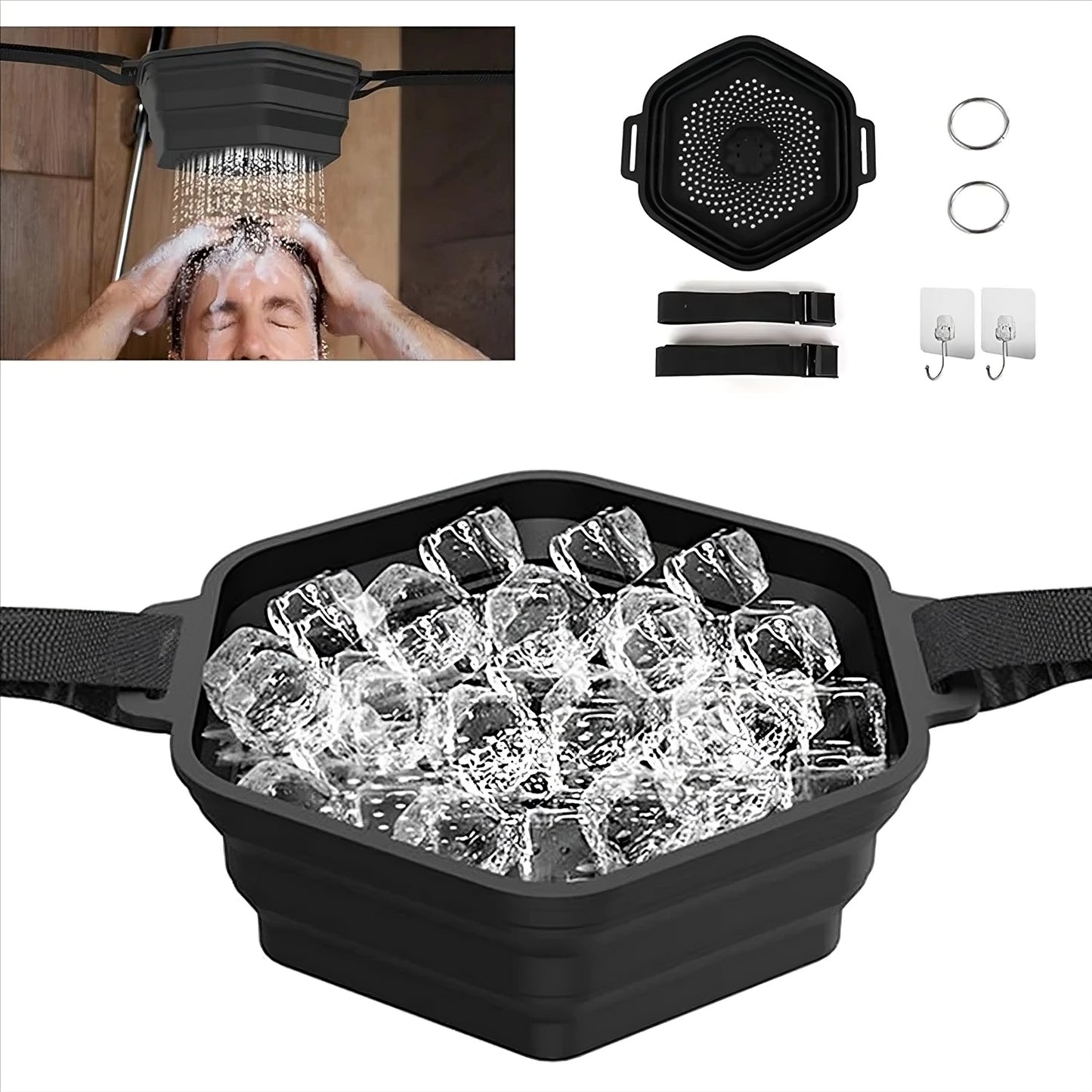 ❄️GlowGear Ice Shower Attachment – Cold Therapy, Reimagined