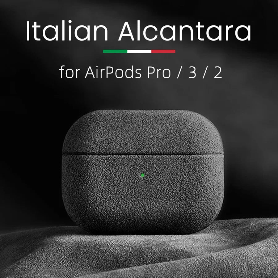 🇮🇹 GlowWrap Italica – Italian Alcantara Case for AirPods Pro