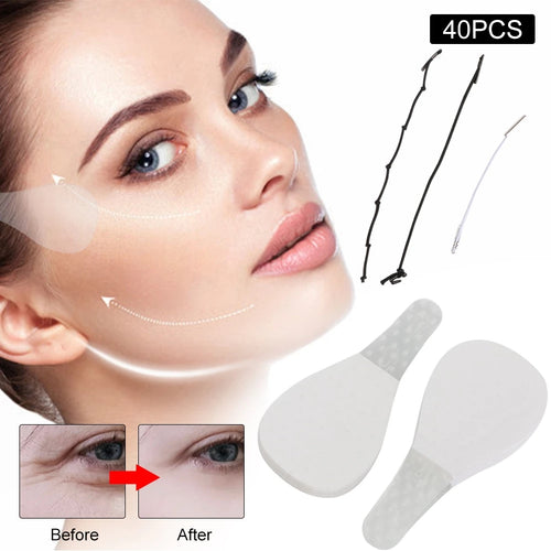 ✨ GlowSkin LiftTape FX – 40x Invisible Face & Neck Lifting Tapes