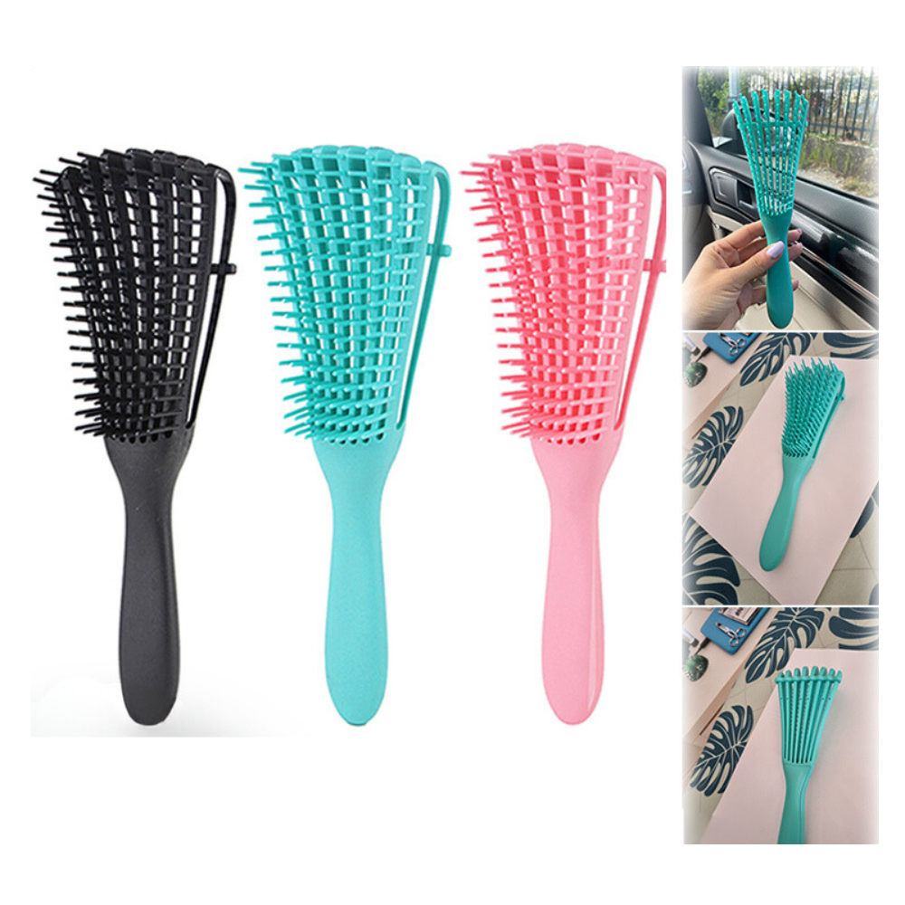 💇‍♀️ GlowBeauty TangleFlow Pro – Wet & Dry Ultimate Detangler Hairbrush