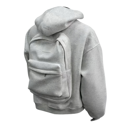🎒 GlowPack – Hoodie with Built-in Backpack