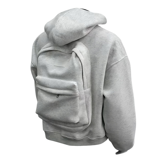 🎒 GlowPack – Hoodie with Built-in Backpack